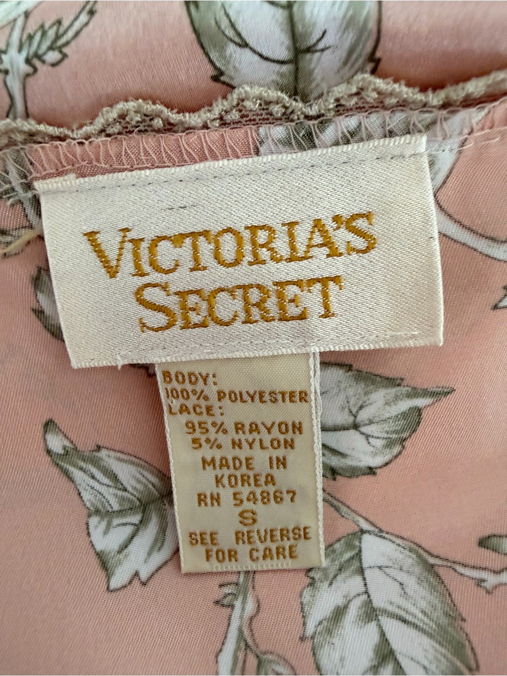 Victoria's Secret 80’s Vintage Butterfly Maxi Slip Dress Size Small 8573 - Picture 10 of 12